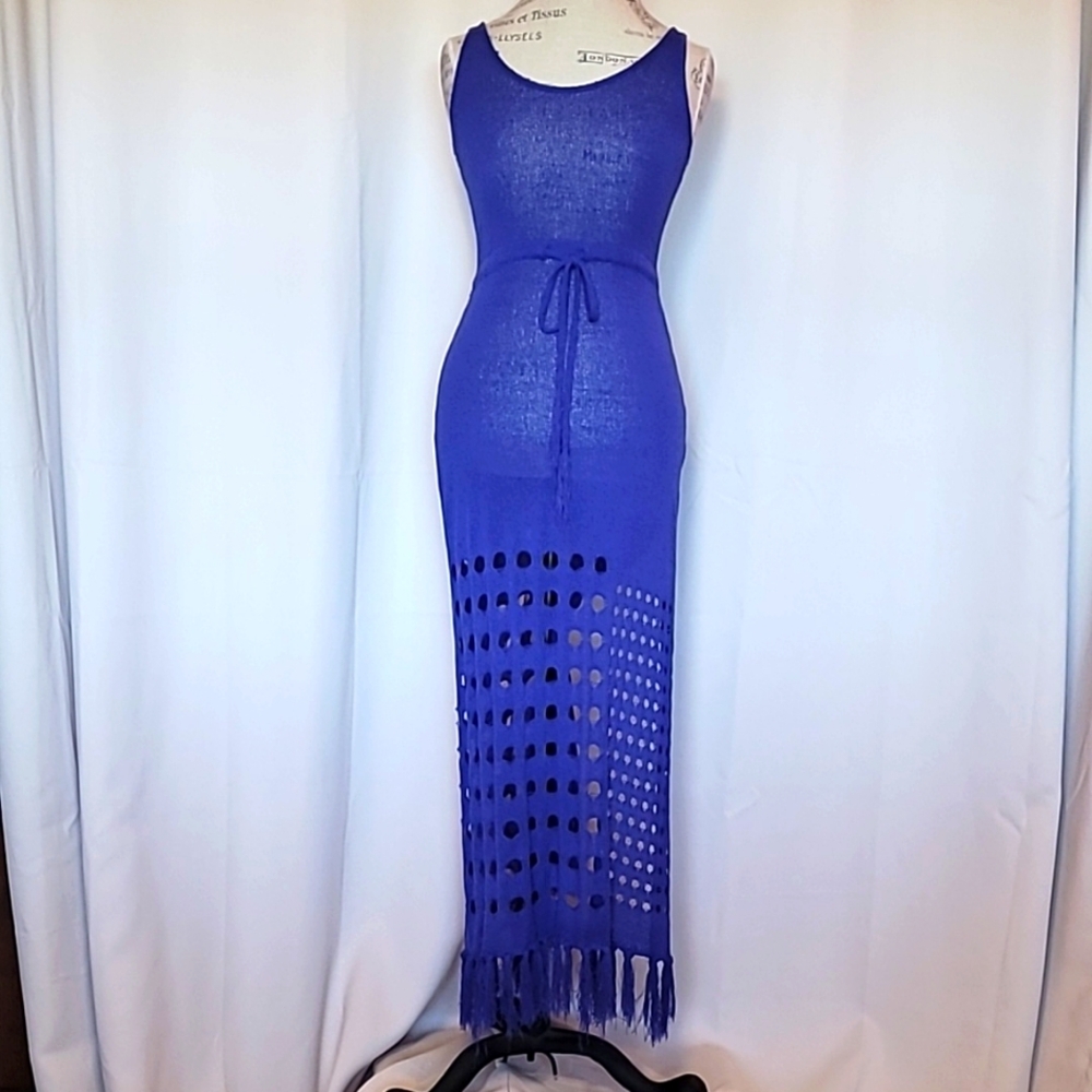 Mahina Sheer Cut-out Maxi Dress or Cover Up